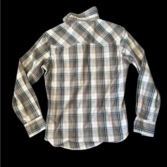 Wrangler Men's Plaid Button-Down Shirt - Picture 4 of 6
